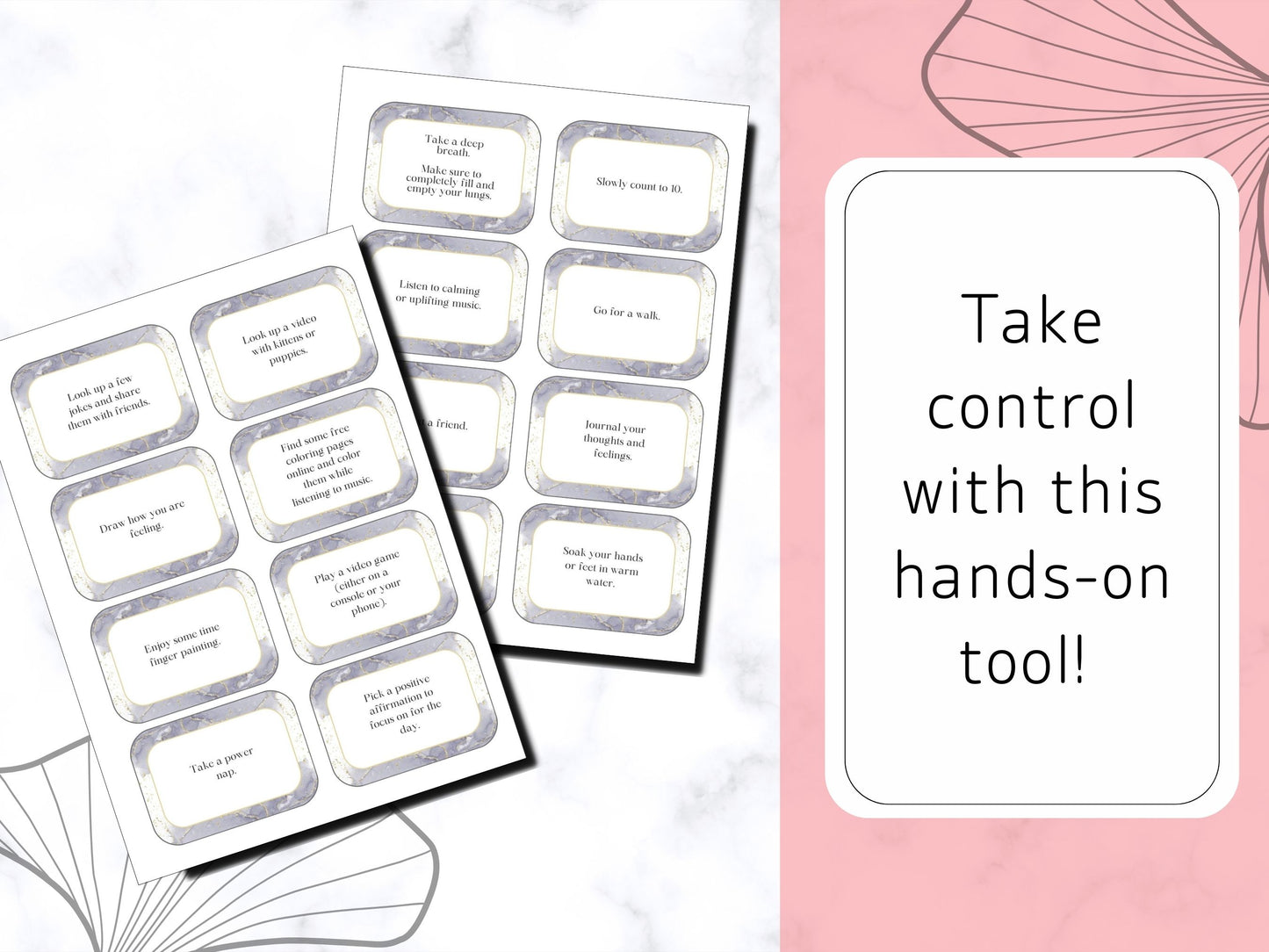 Coping Skill Cards- Digital PDF