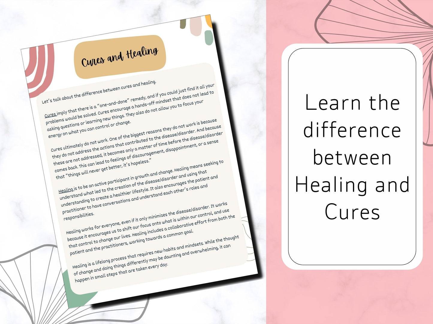 Helpful Healing Actions-Digital Download