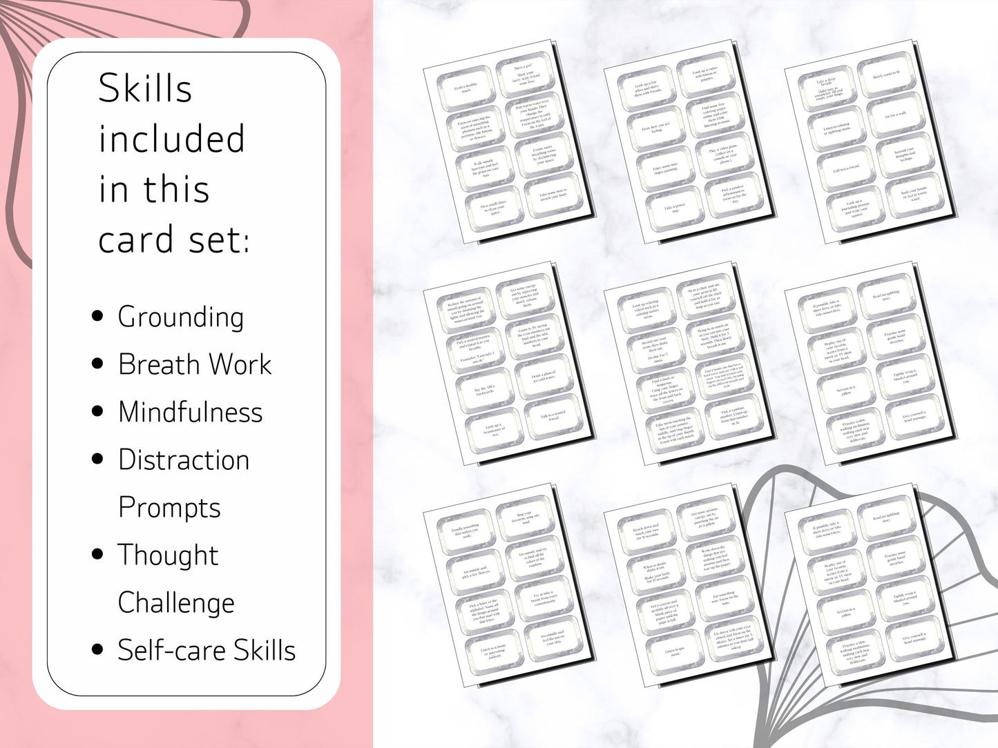 Coping Skill Cards- Digital PDF
