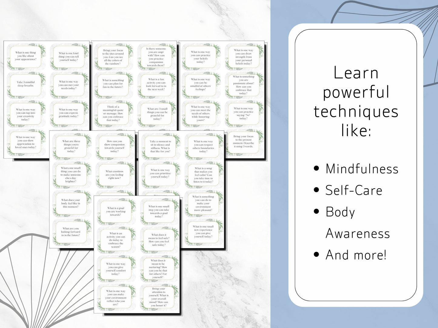 104 Daily Wellness Cards-Digital PDF