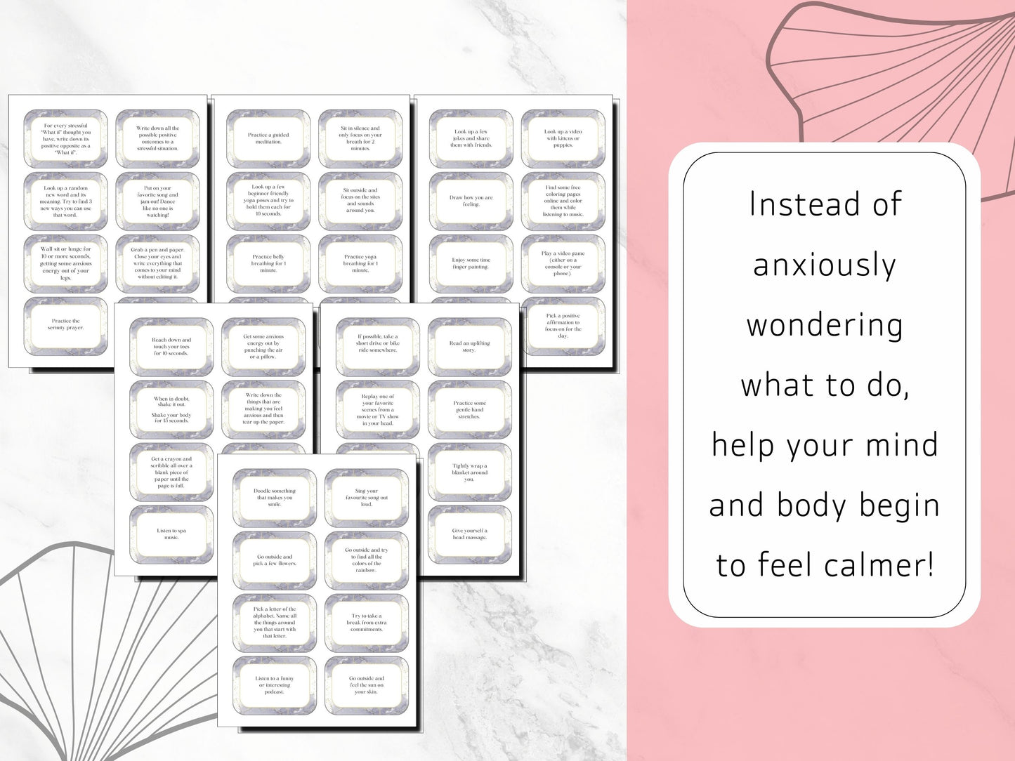 Coping Skill Cards- Digital PDF